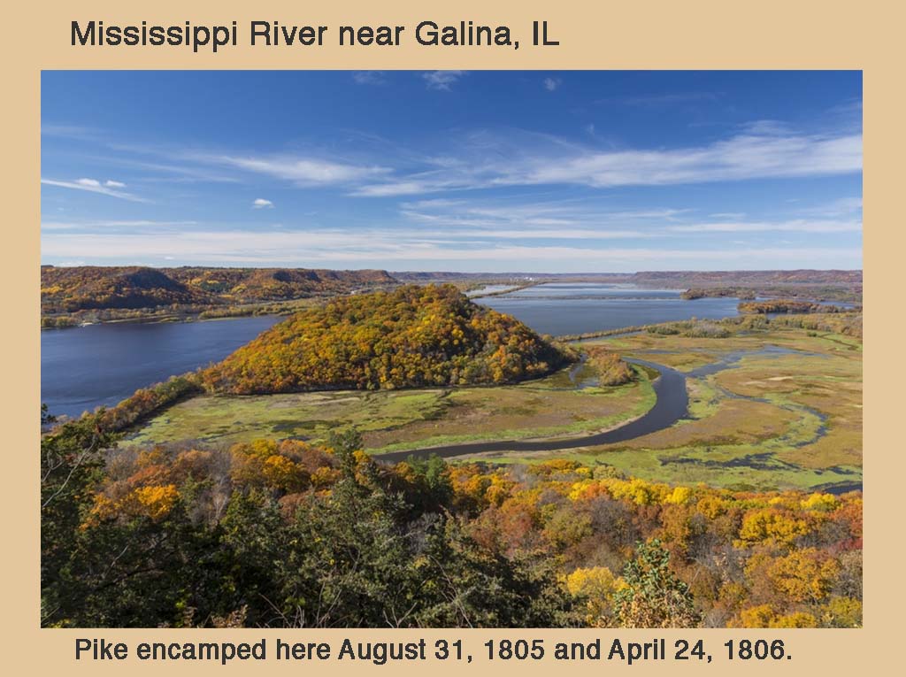Mississippi River near Galina, IL