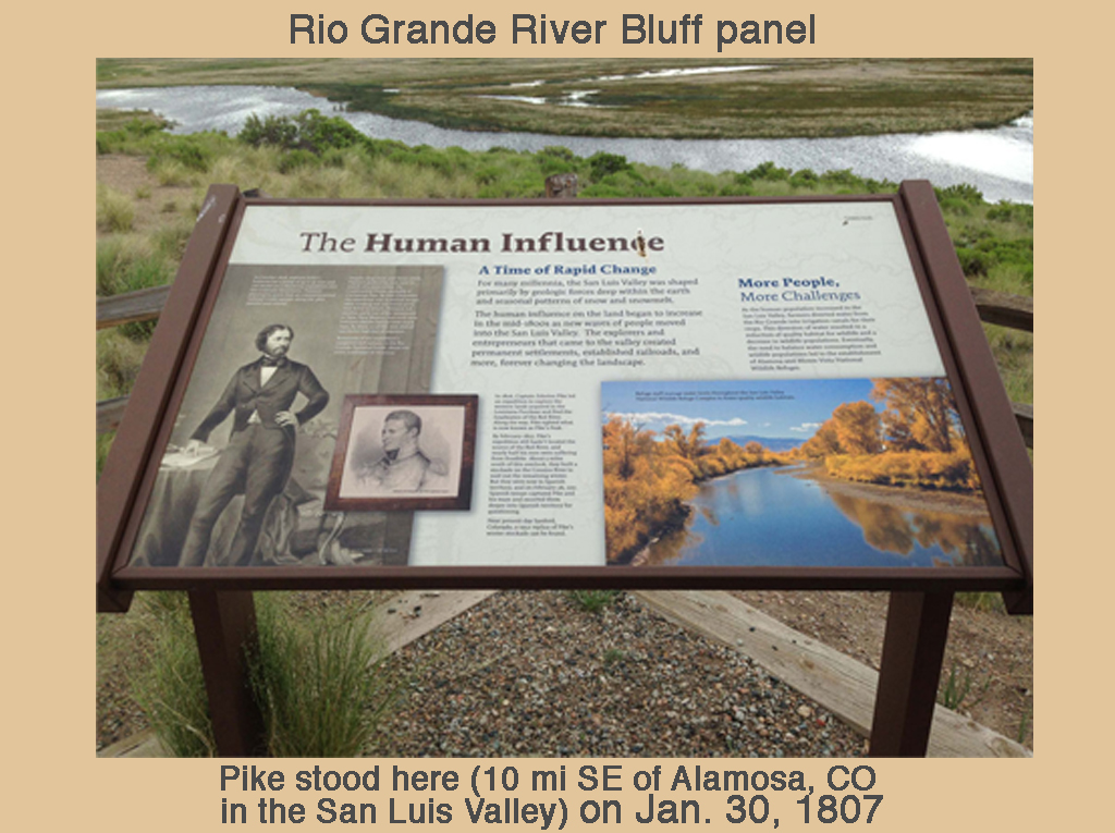 Rio Grande River Bluff panel