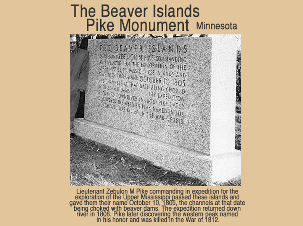 Beaver Islands Monument St. Cloud, MN