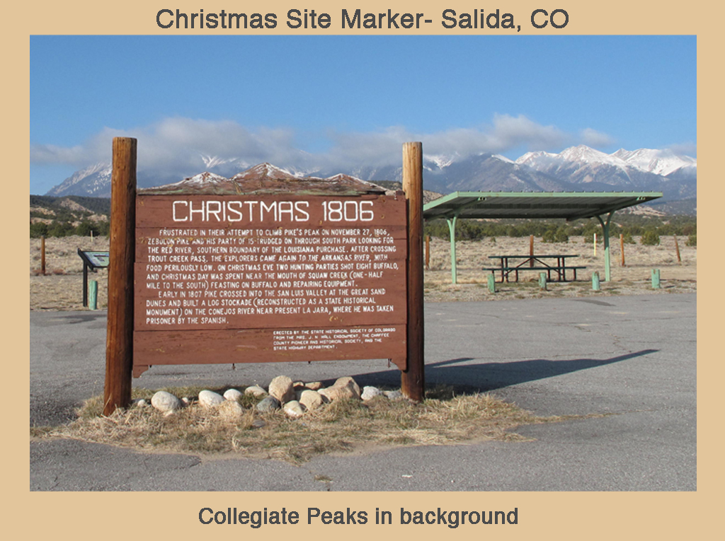 Christmas Site Marker- Salida, CO