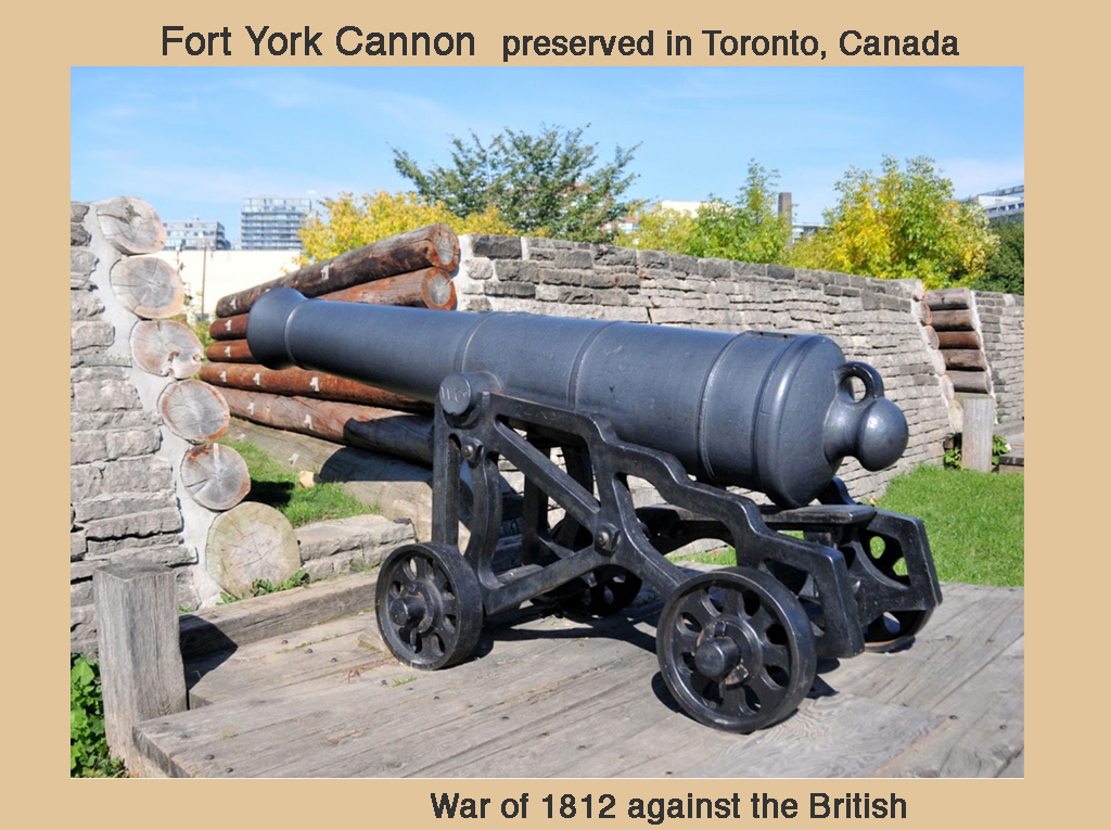 Fort York Toronto, Canada cannon