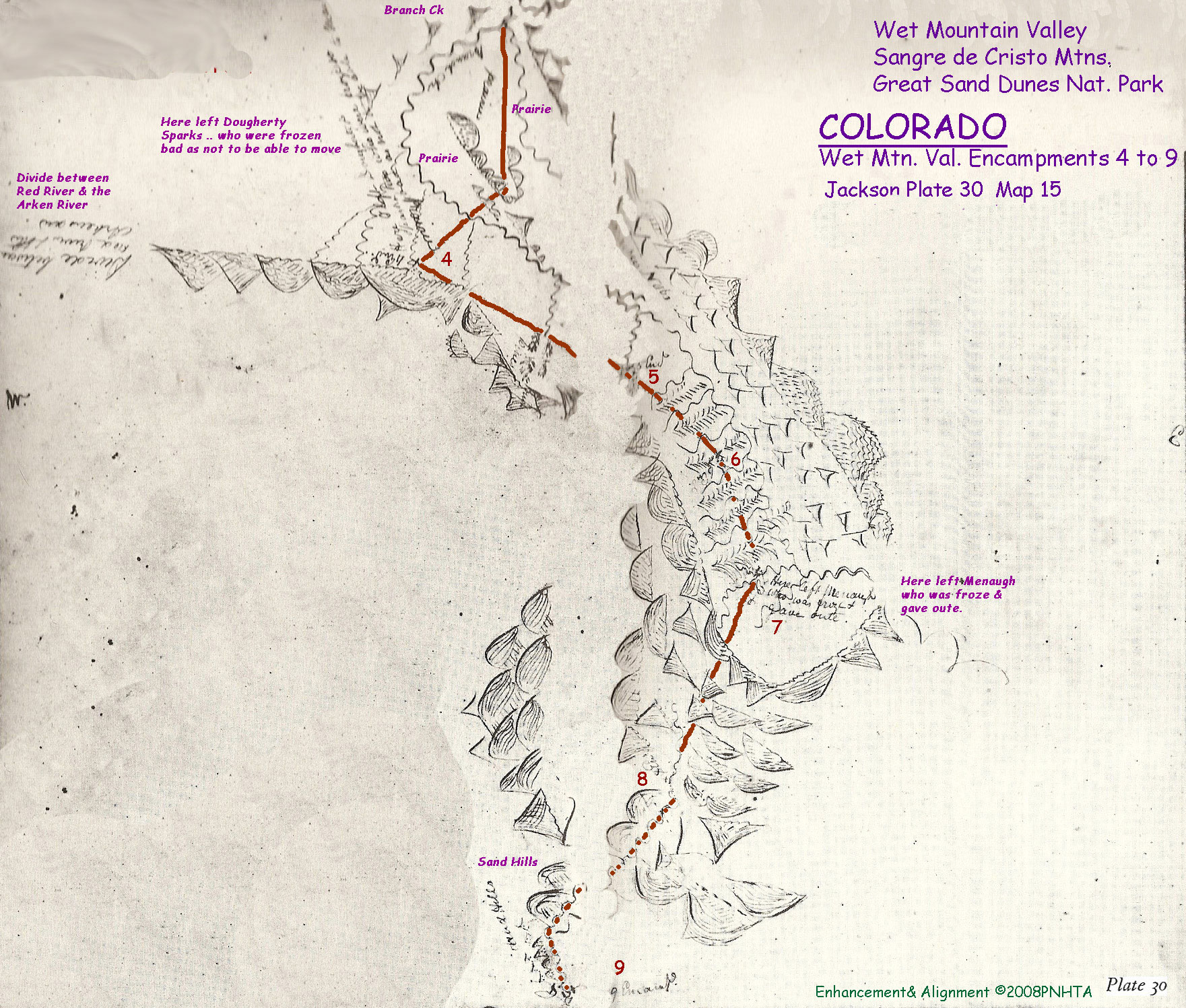 Map 15 (Field 30)- Grape Creek & Wet Mountain Valley (Jackson Plate 30)