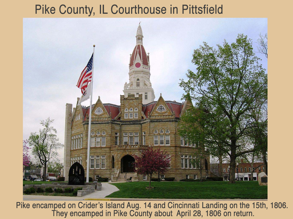 Pike County IL Courthouse in Pittsfield