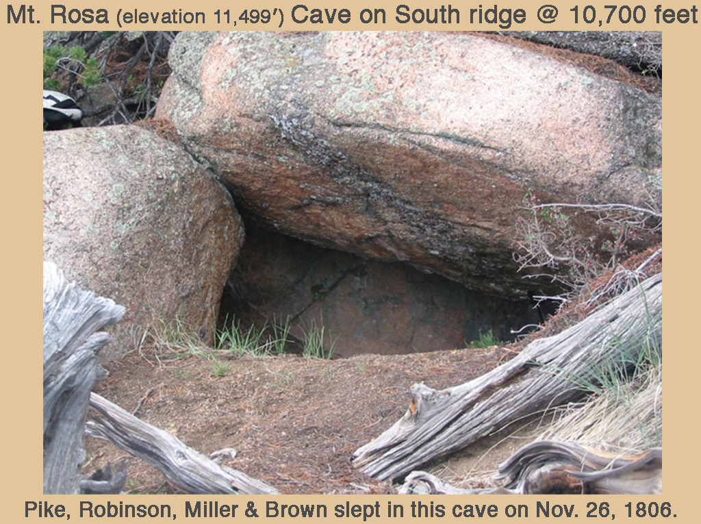 'Sleeping' Cave on Mt. Rosa