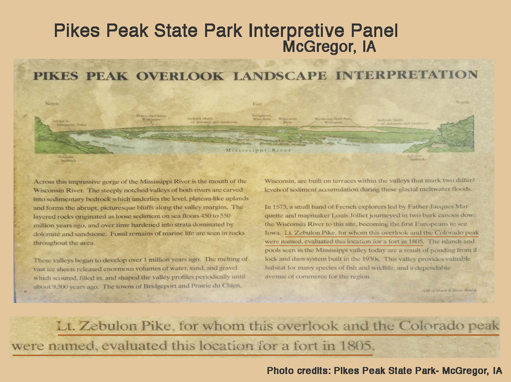 Pikes Peak State Park Panel McGregor, IA