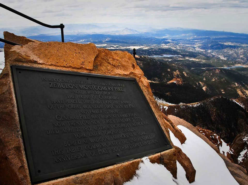 Pikes Peak Summit Plaque