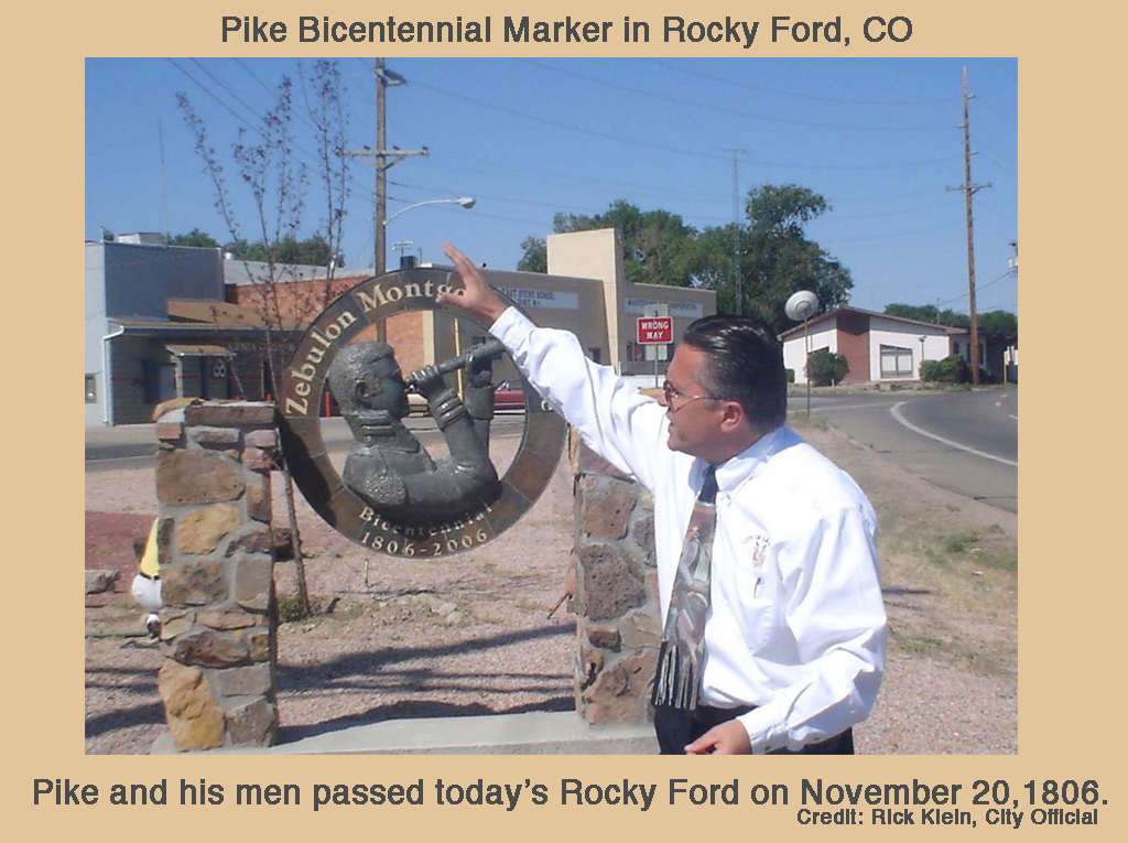 Pike Bicentennial Marker- Rocky Ford, CO