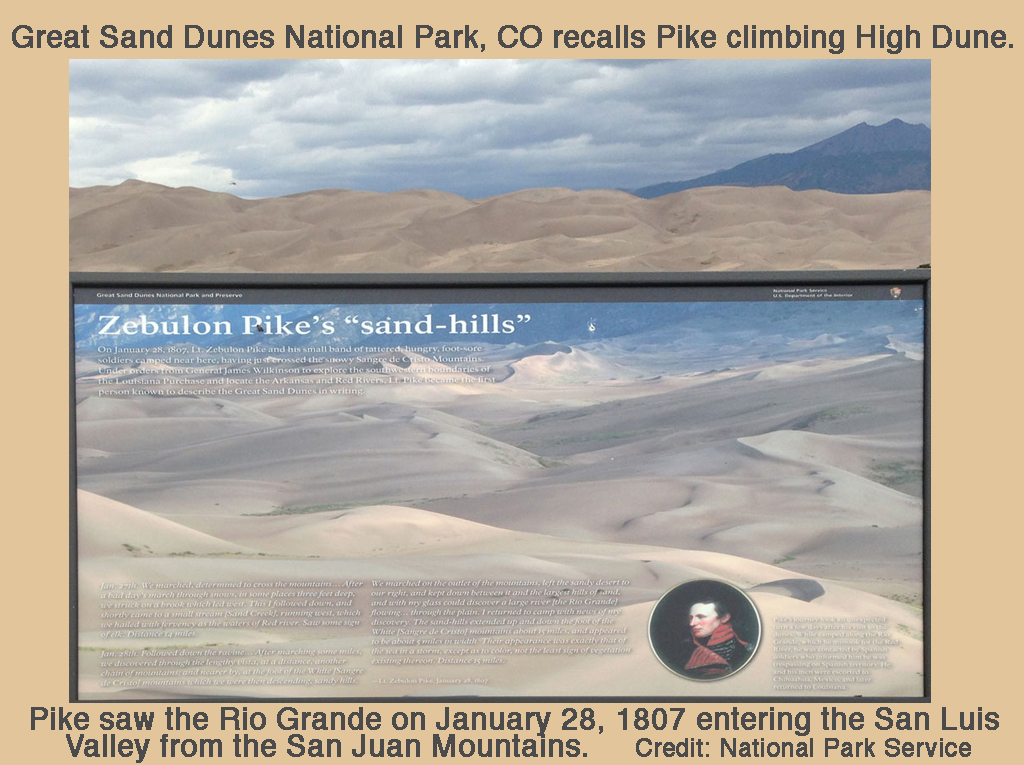 Great Sand Dunes Nat. Park- High Dune marker