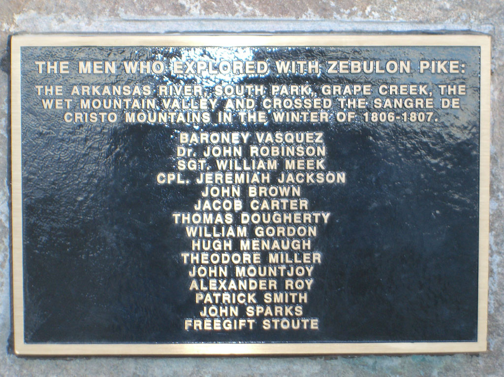 Pike’s men memorial at the Silver Cliff Museum
