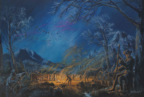Arkansas River Stockade by Ed French Arkansas River Stockade by Ed French